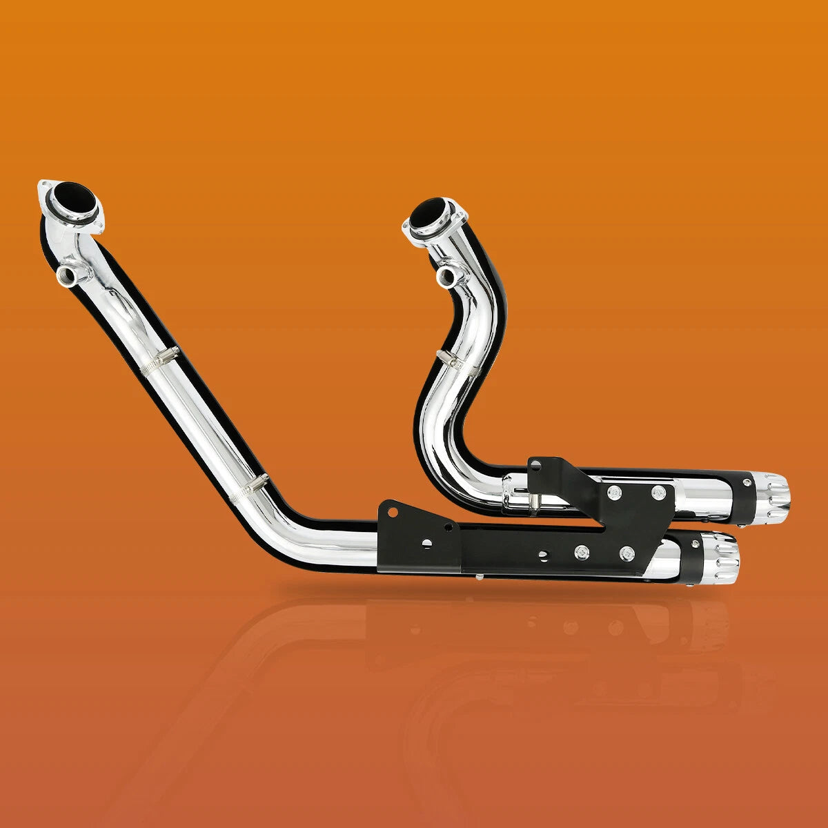 Chrome Mufflers Exhaust Header Pipes for Harley Sportster XL883 (2004–2013)