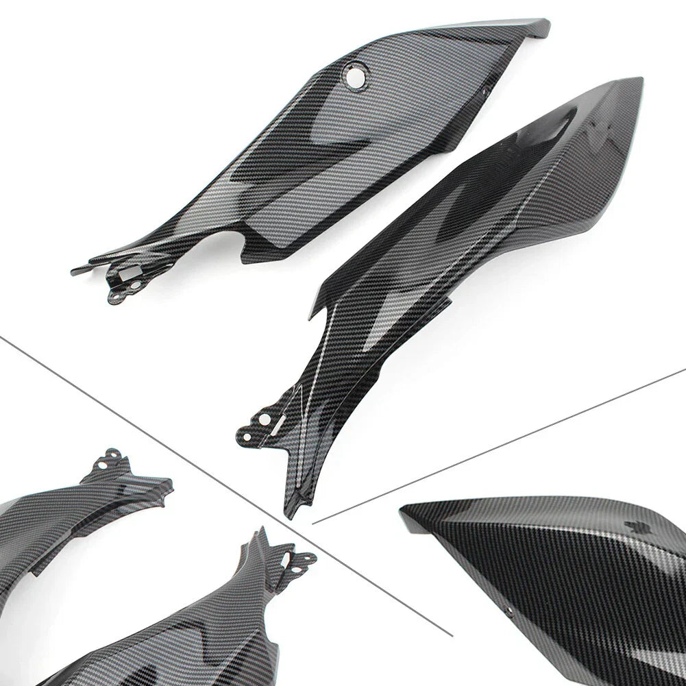 Carbon Fiber Rear Seat Side Fairing Cowl Panel for Kawasaki Ninja 400 (2018-2020)