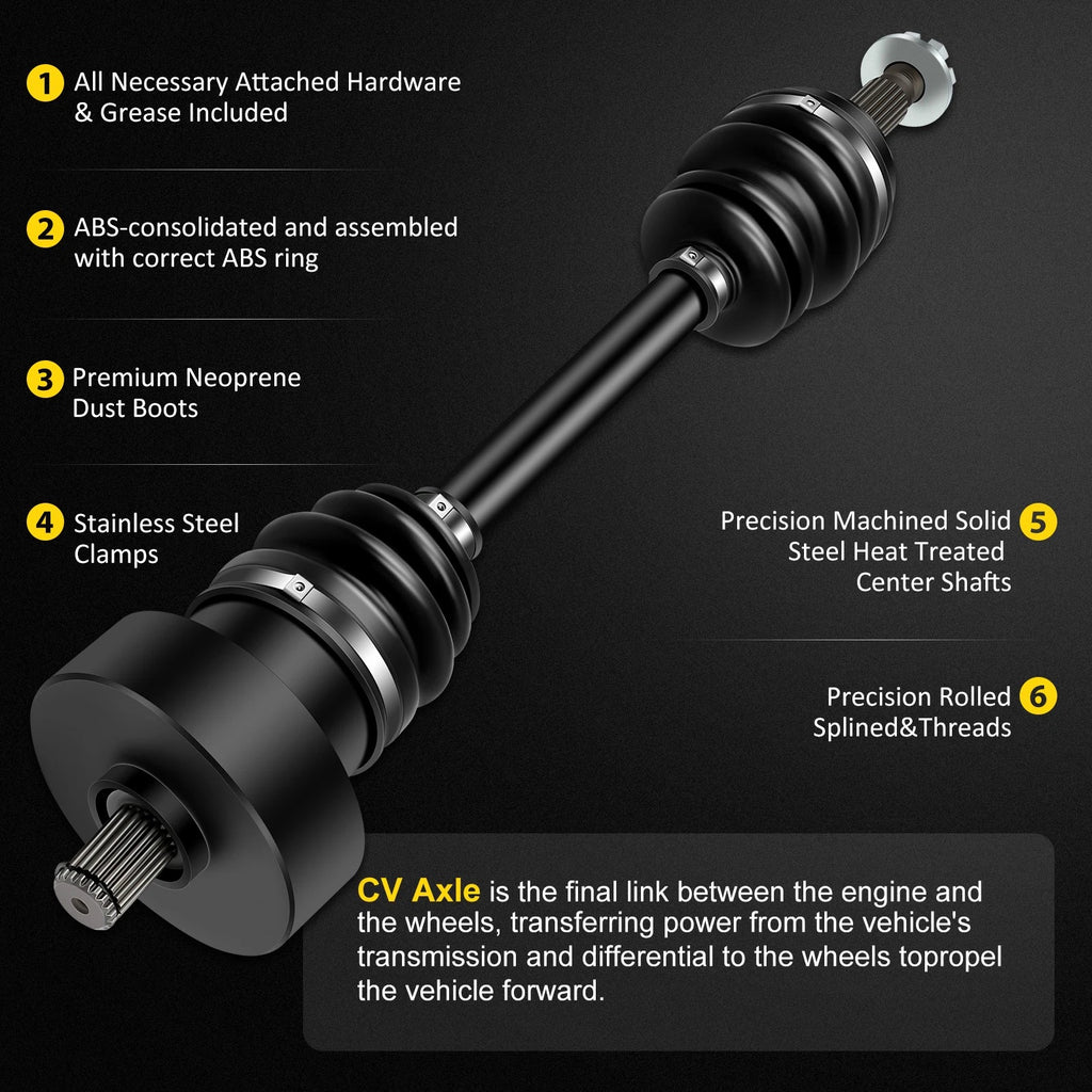 CV Axle Assembly for Arctic Cat 250 300 375 400 500 (2002–2004)