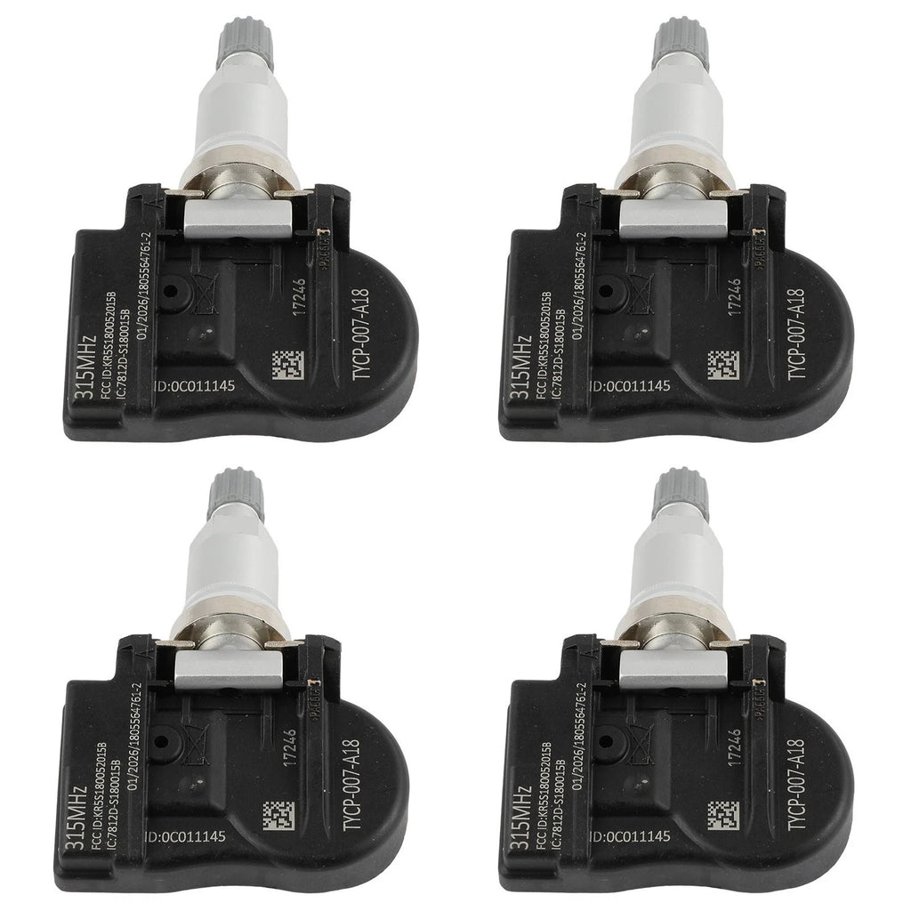 4X Tire Pressure Sensor TPMS Bha4-37-140A for Mazda CX-5 CX-9 MX-5 (2018–2019)