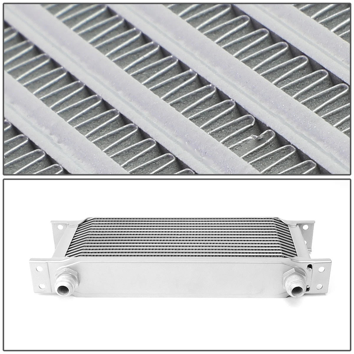 T6061 Aluminum 15-Row 10AN Transmission Cooler for Universal Applications