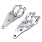 2X Billet Aluminum Headlight Fork Mounting Brackets for 41mm Forks (2010–2023)