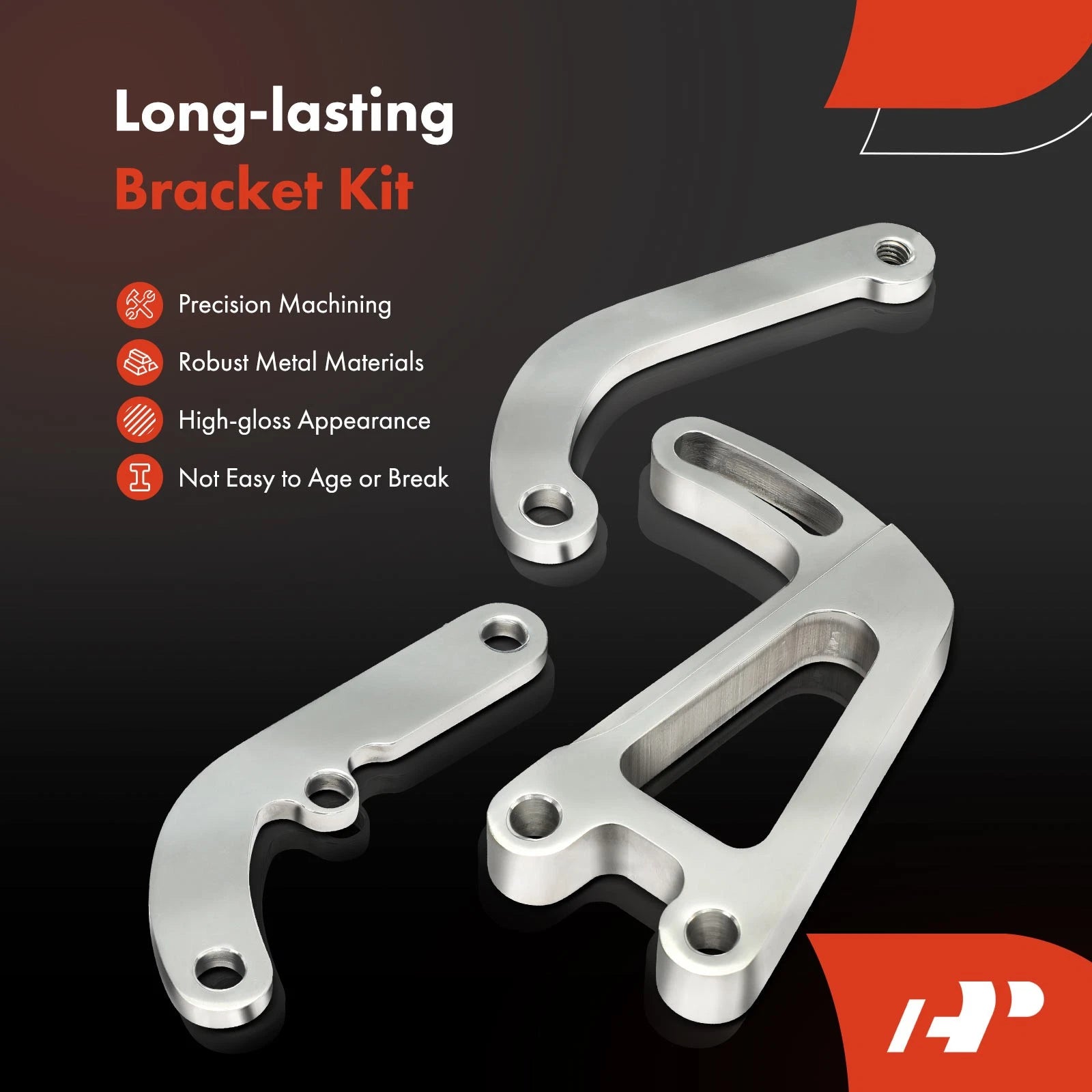 15x Aluminum Power Steering Pump Bracket Kit for Chevy SBC 350 (1969â1995)