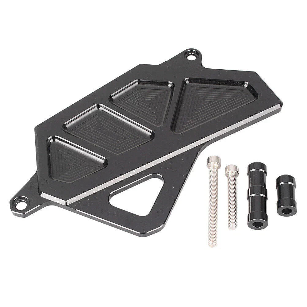Black Aluminum Front Guard Chain Sprocket Cover for Yamaha YZF R25 R3 (2015-2017)