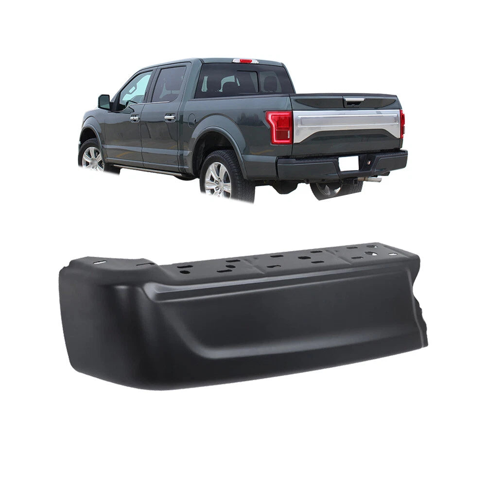 Steel Black Rear Bumper Corner Wrap for Ford F150 (2021–2023)