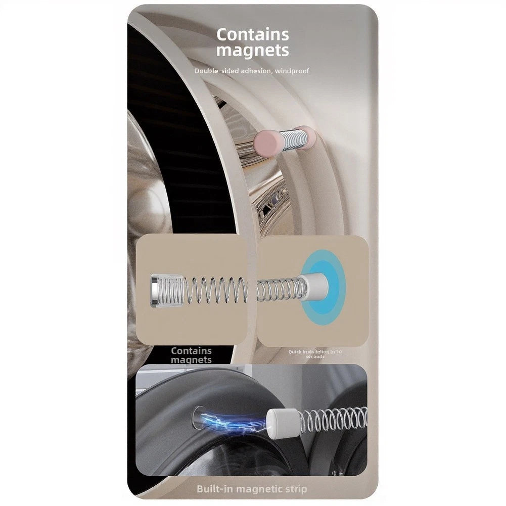 Magnetic Silicone Door Prop for Washer and Dryer (10.2 cm x 3 cm)