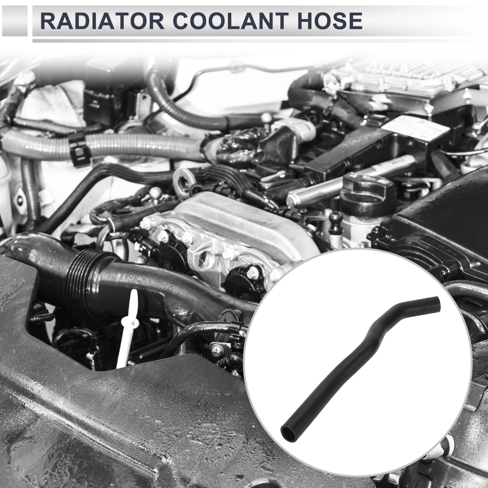Radiator Coolant Hose for Honda Accord 2.4L (2003–2007) No. 19501RAAA00 Rubber