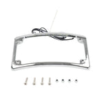 Rear License Plate Frame Bracket with Light for Harley Touring Glide (2009-2023)