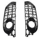 L+R Front Bumper Fog Light Grille for Audi A4 B8 B8.5 Allroad (2010–2015) 8K0807681H