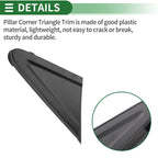 Front Right Side Door Pillar Window Trim for Honda Civic (2012–2015) No. 75490TR0A01