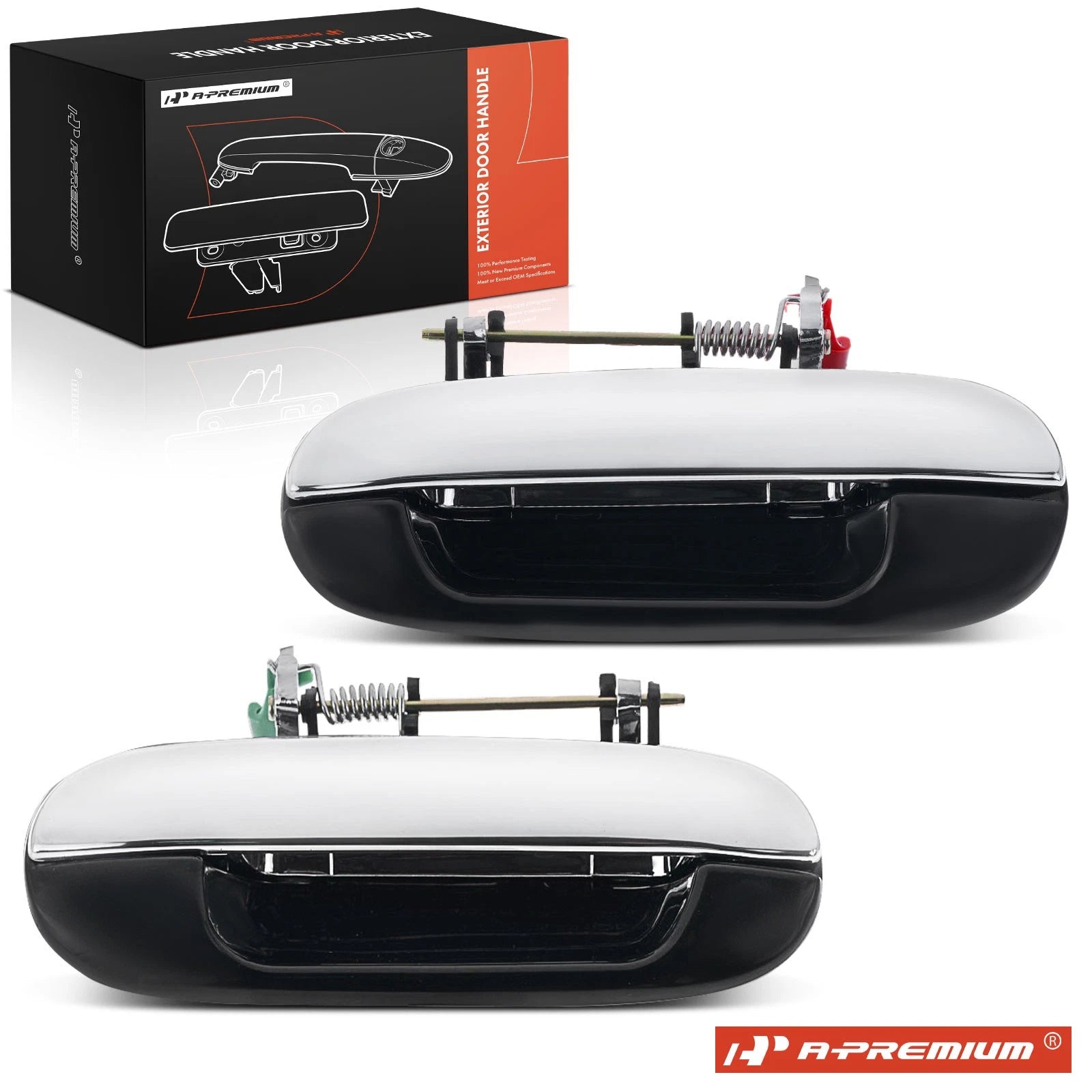 2X Rear Exterior Door Handle for GMC Envoy Chevrolet Trailblazer (2002–2009)