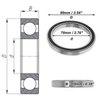 Deep Groove Ball Bearing 70x90x10mm for Scooter Skateboard (P5)