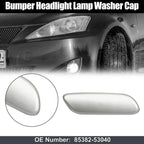 Right Headlight Nozzle Cover for Lexus IS250 IS300 (2006–2008) 85381-53080 Silver Tone