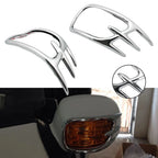 Chrome Fairing Mirror Back Accent Grilles for Honda GL1800 (2001–2011)