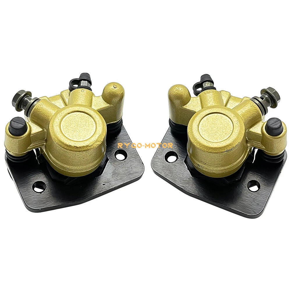 Front Brake Calipers & Pads for Polaris UTV RZR 170 (2009–2020) #0454380 #0454381
