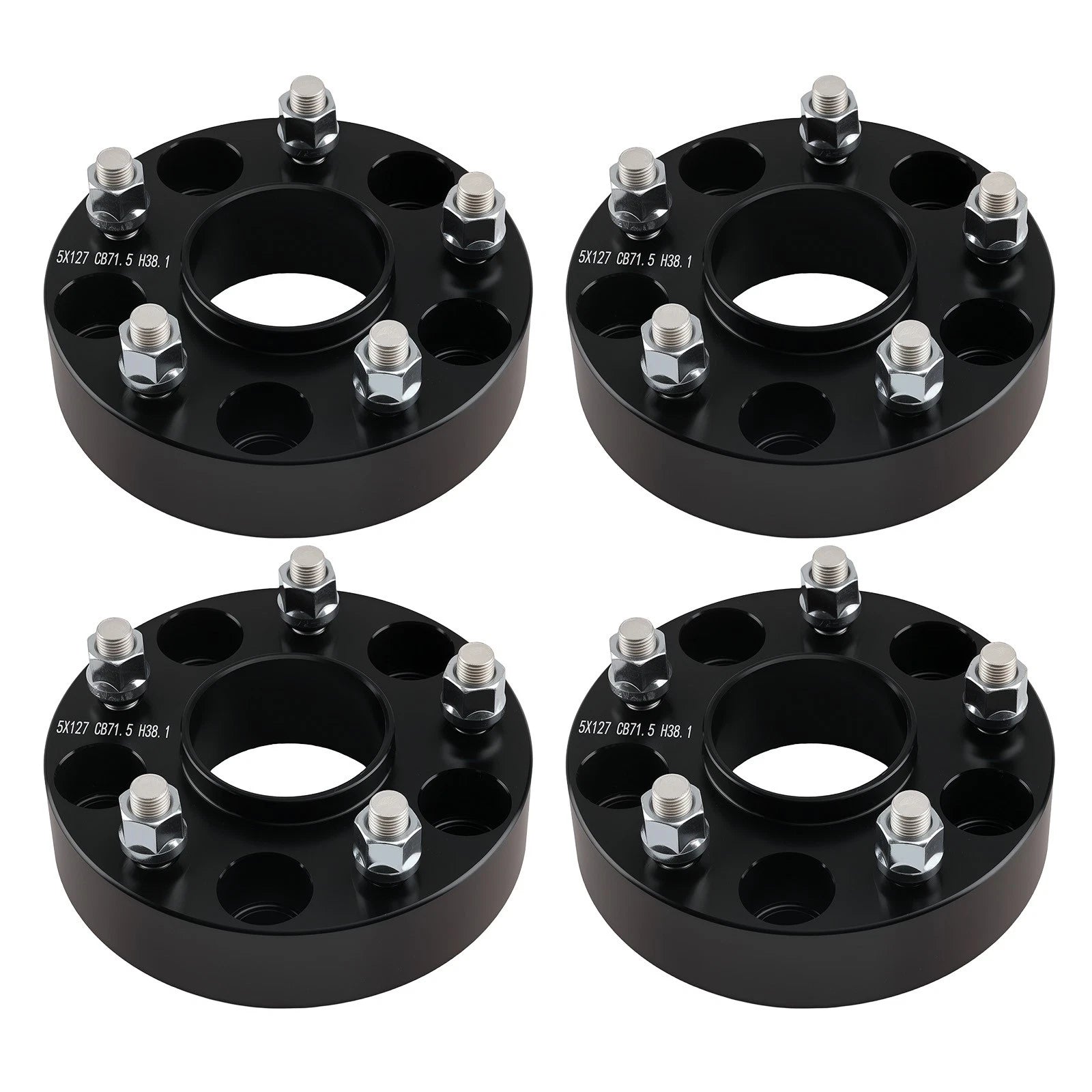 Set of 4 Wheel Spacers for Jeep Wrangler JK, Commander, Grand Cherokee (2007–2018)