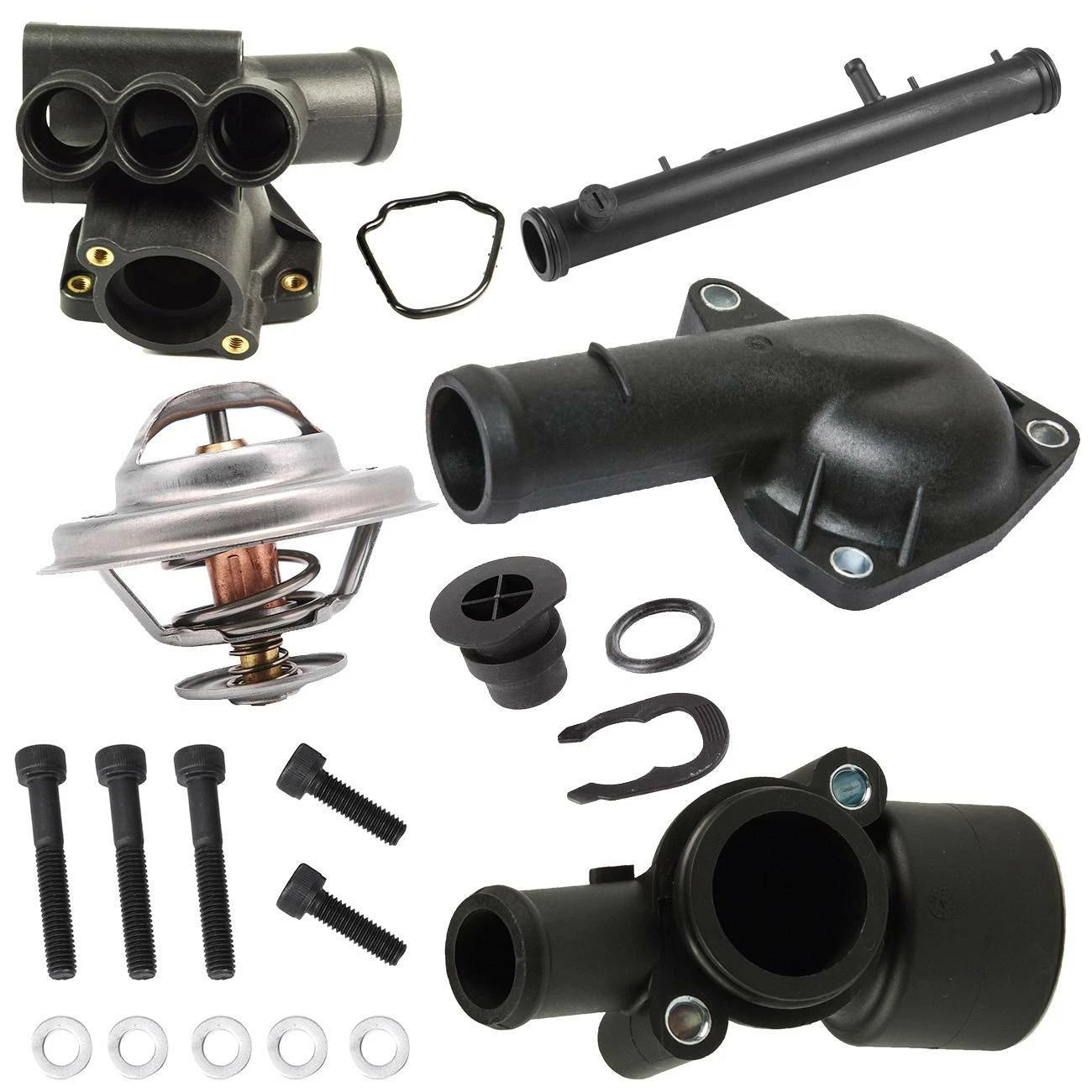 Coolant Thermostat Housing Kit for VW Golf Jetta Passat 2.8L VR6 (1999–2005)