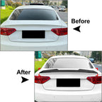Glossy Black Rear Trunk Spoiler for Audi A5 S5 8T Sportback (2007-2016)