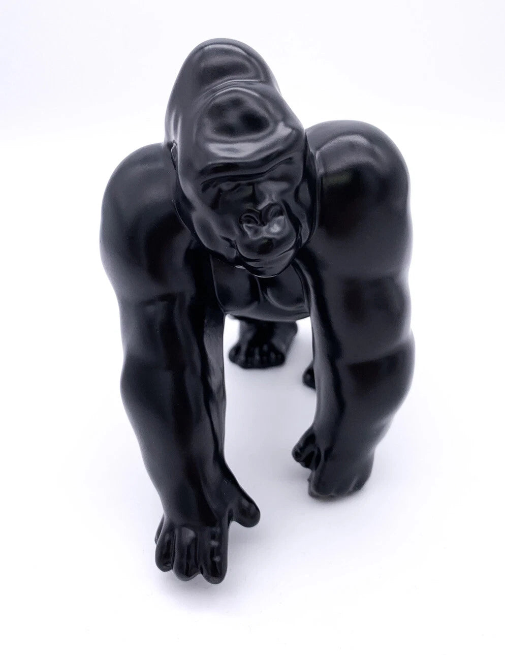 Hood Ornament Replacement Matte Black Cast Gorilla for Universal Cars (All)