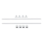 Set of 4 Linear Motion Rods with Bearings for Universal Applications