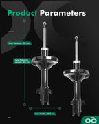 Front Pair Shocks Struts for Subaru Forester (2006–2008)