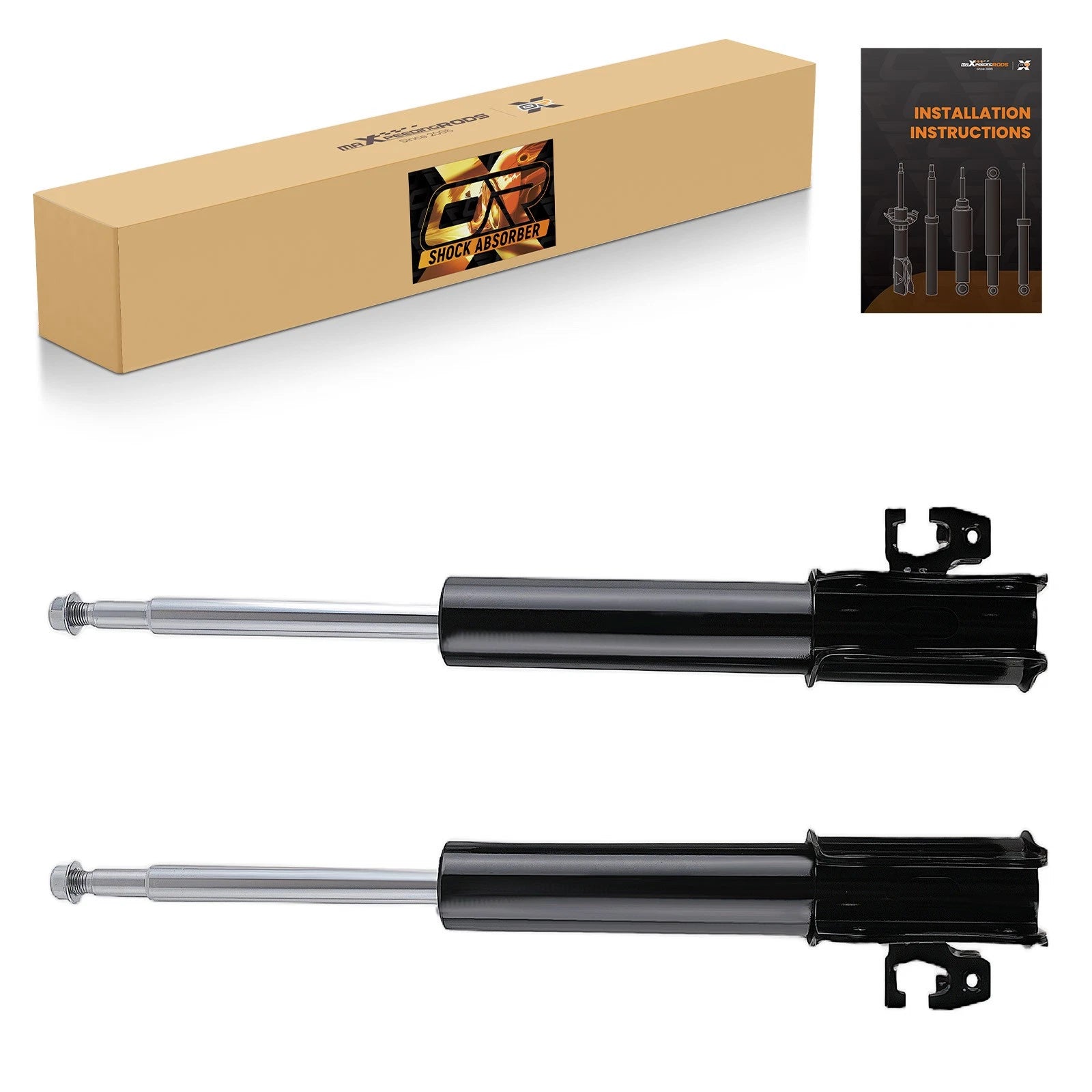 2pc Front Struts Shocks Absorbers for Suzuki Grand Vitara XL-7, Chevrolet Tracker (1999–2005)