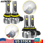 AUXITO 9005 + H11 LED Headlight Kit for Multiple Vehicles (160000LM)