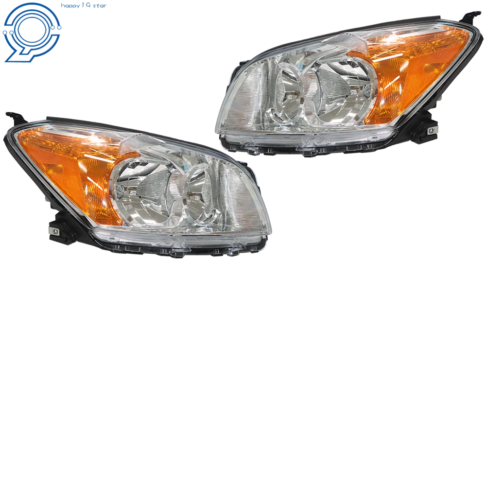 Headlight Assembly for Toyota RAV4 Sport (2009-2012) Left + Right Halogen