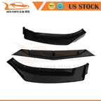 Front Bumper Lip Spoiler for Mazda 3 (2016-2018) Glossy Black