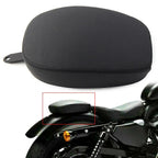 Black Rear Passenger Pillion Pad Seat for Sportster XL1200 883 2014-2016