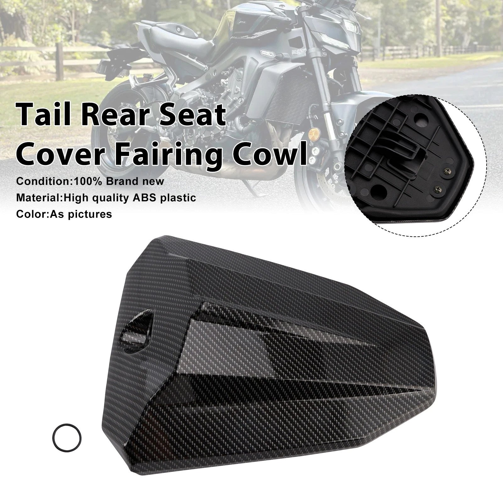 Tail Rear Seat Cover Fairing Cowl for Yamaha MT-09 / SP (2024–2026) Carbon