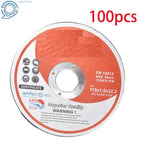 100 Pack Cut-off Wheels for Metal & Stainless Steel (4-1/2"x.040"x7/8")