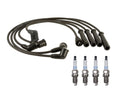 Denso Wire Set & 4 Platinum Spark Plugs for Ford Mazda 2.2 1.6 L4 (1990–2005)