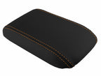 Leather Console Lid Armrest Cover for Honda Prelude (1997–2001) Orange Stitch