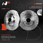 Front Disc Brake Rotors for Infiniti EX35 G35 M35 Nissan 350Z 370Z (2007–2015)