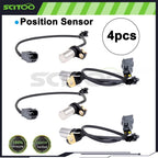 4X Crankshaft Position Sensor for Lexus HS250h (2010–2012) 2.4L 2362CC