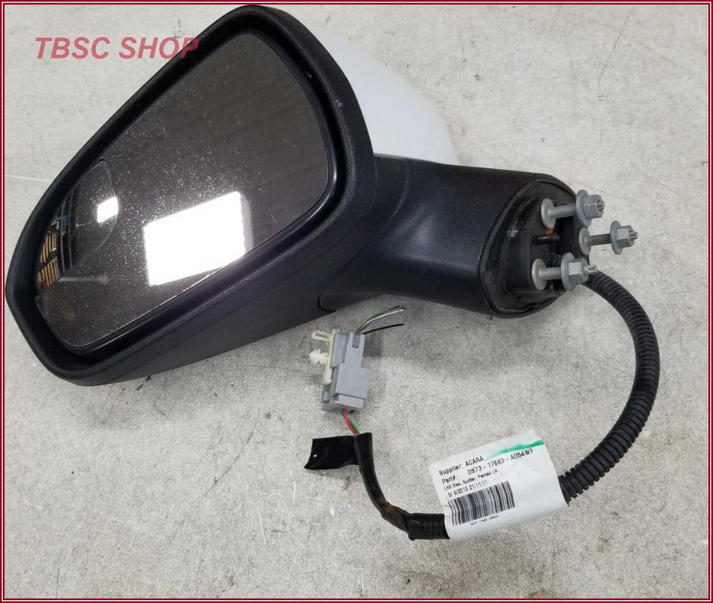 Side View Mirror for Ford Fusion (2013–2020) White LH Driver 3 Pin Wire