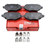 Set of 4 TRW Pro Rear Ceramic Brake Pads for Chrysler Dodge Journey Ram C/V VW Routan (2009–2020)