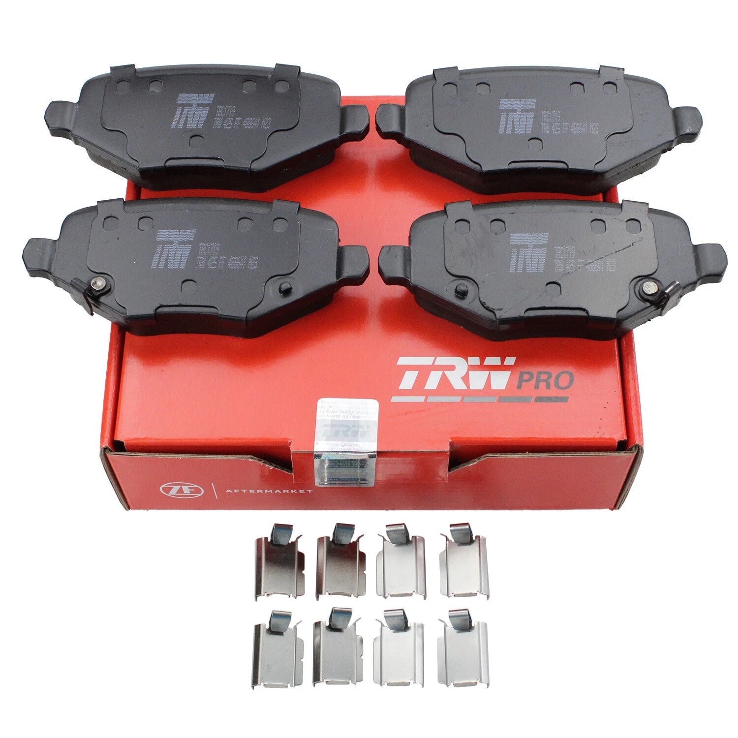 Set of 4 TRW Pro Rear Ceramic Brake Pads for Chrysler Dodge Journey Ram C/V VW Routan (2009–2020)