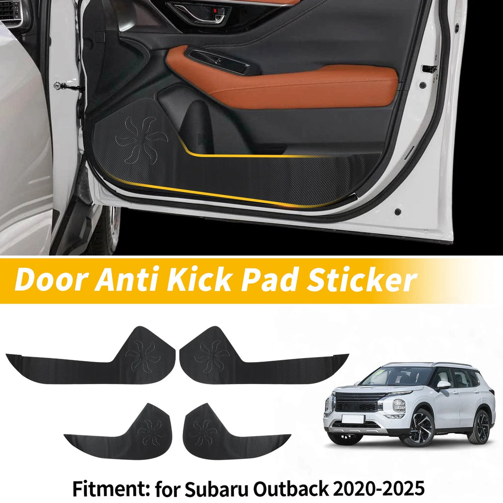 Car Door Anti Kick Pad Sticker Scratch Protector for Subaru Outback (2020–2025)