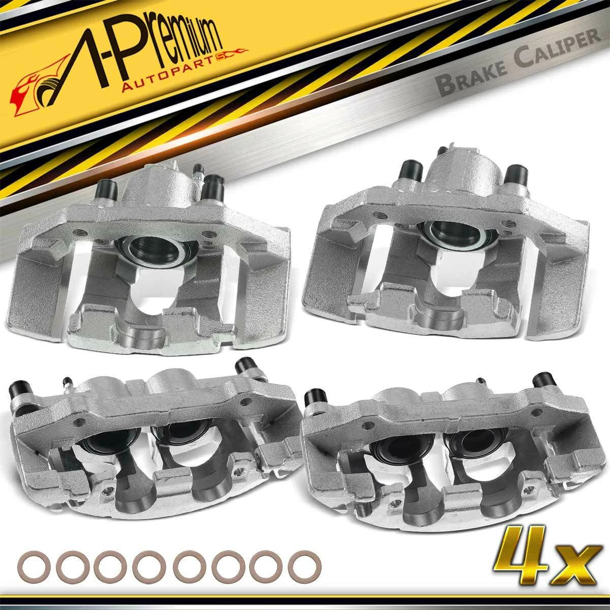 Set of 4 Brake Calipers for Ford Expedition Lincoln Navigator 