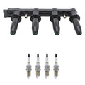 Hitachi Ignition Coil & 4 NGK Platinum Spark Plugs for Aveo G3 (2007–2011)