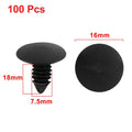 100 Pcs Plastic Rivets Retainers Door Clips for Toyota 