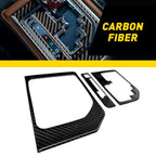 Gear Shifter Panel Cover Carbon Fiber Sticker for Toyota Tundra (2014–2021)