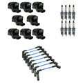 Set of 8 Ignition Coil Wires & Iridium Spark Plugs for Corvette Envoy XL