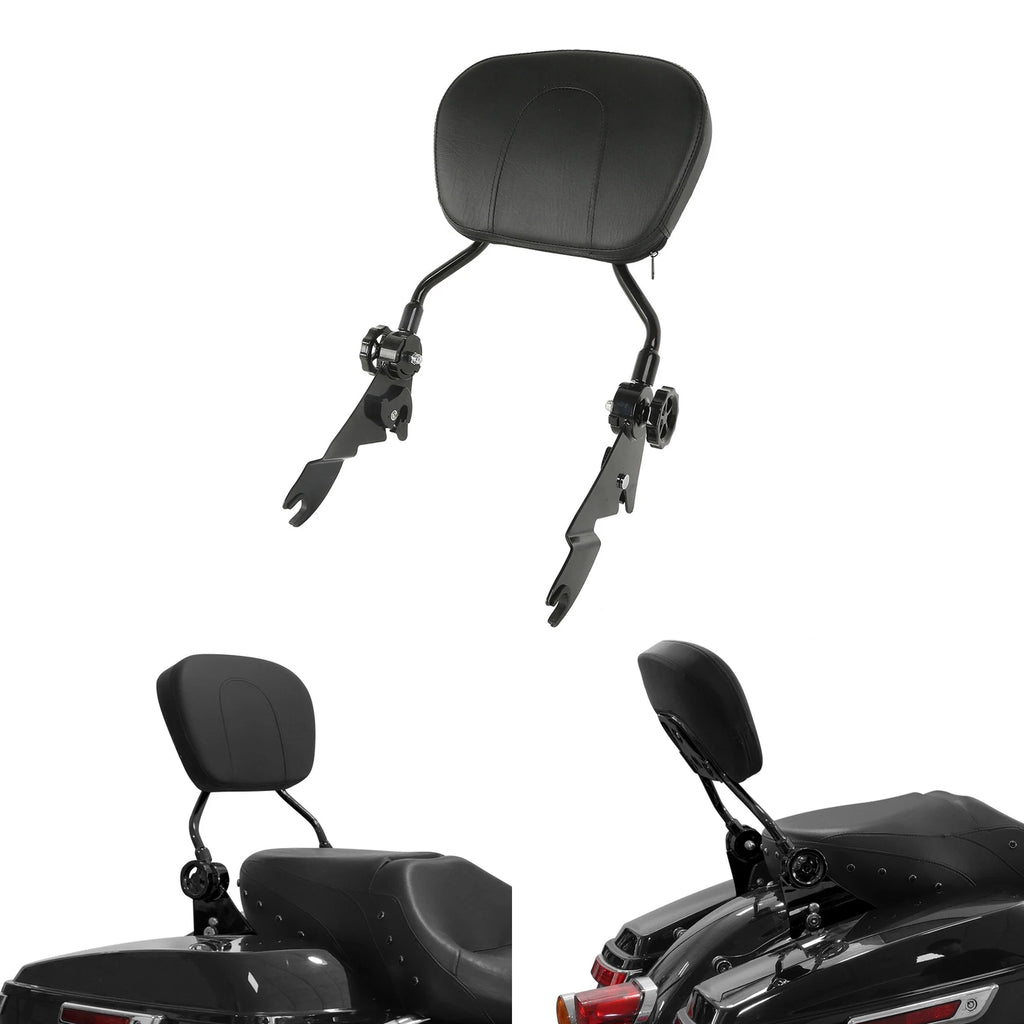 Detachable Backrest Sissy Bar for Harley Touring Street Road Glide (2009–2025)