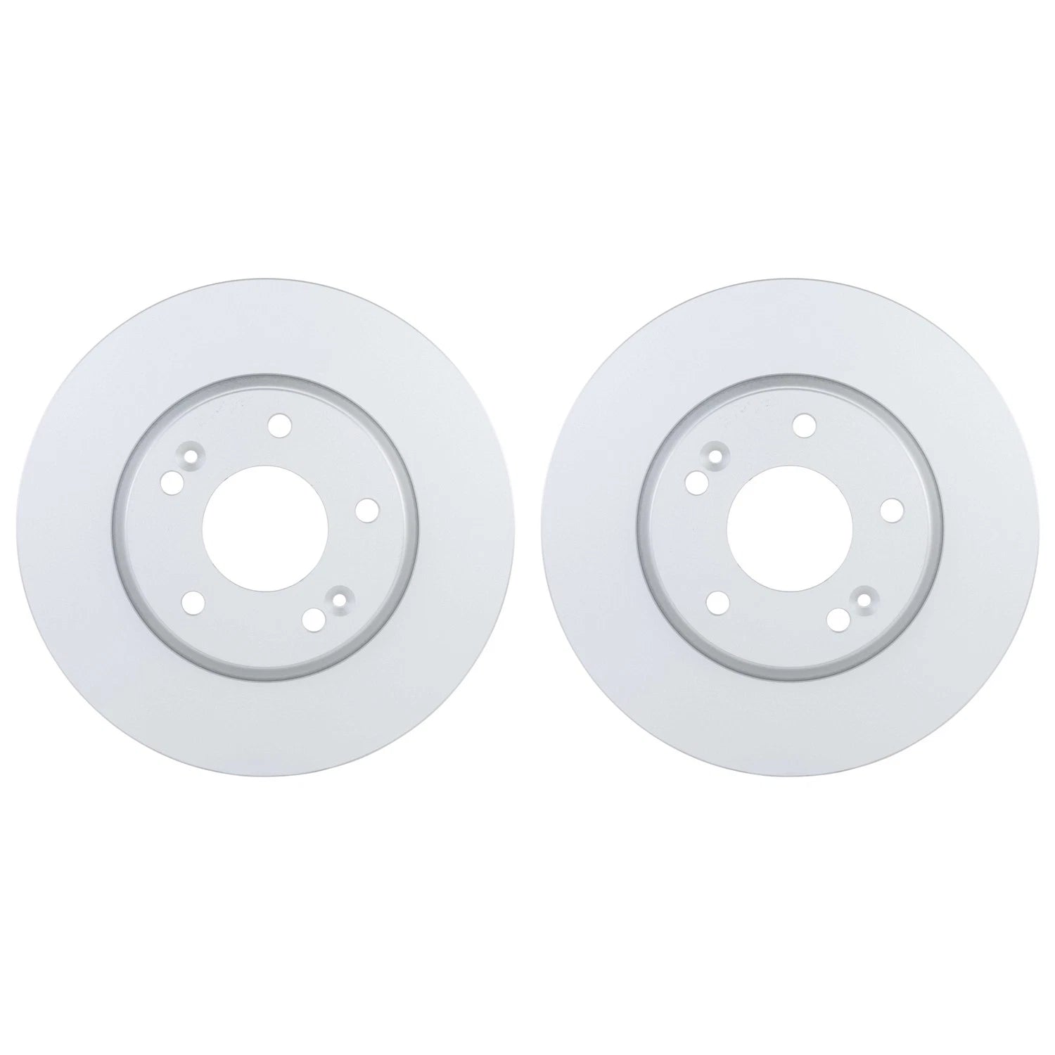 Set of 2 Bosch QuietCast Front Disc Brake Rotors for Elantra Forte Soul (2011–2021)