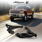 2X Front Suspension Lower Control Arms for Silverado Sierra 2500 HD (2011–2019)