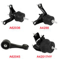 Set of 4 Engine Motor Mounts for Toyota Sienna (2011–2014) 3.5L V6