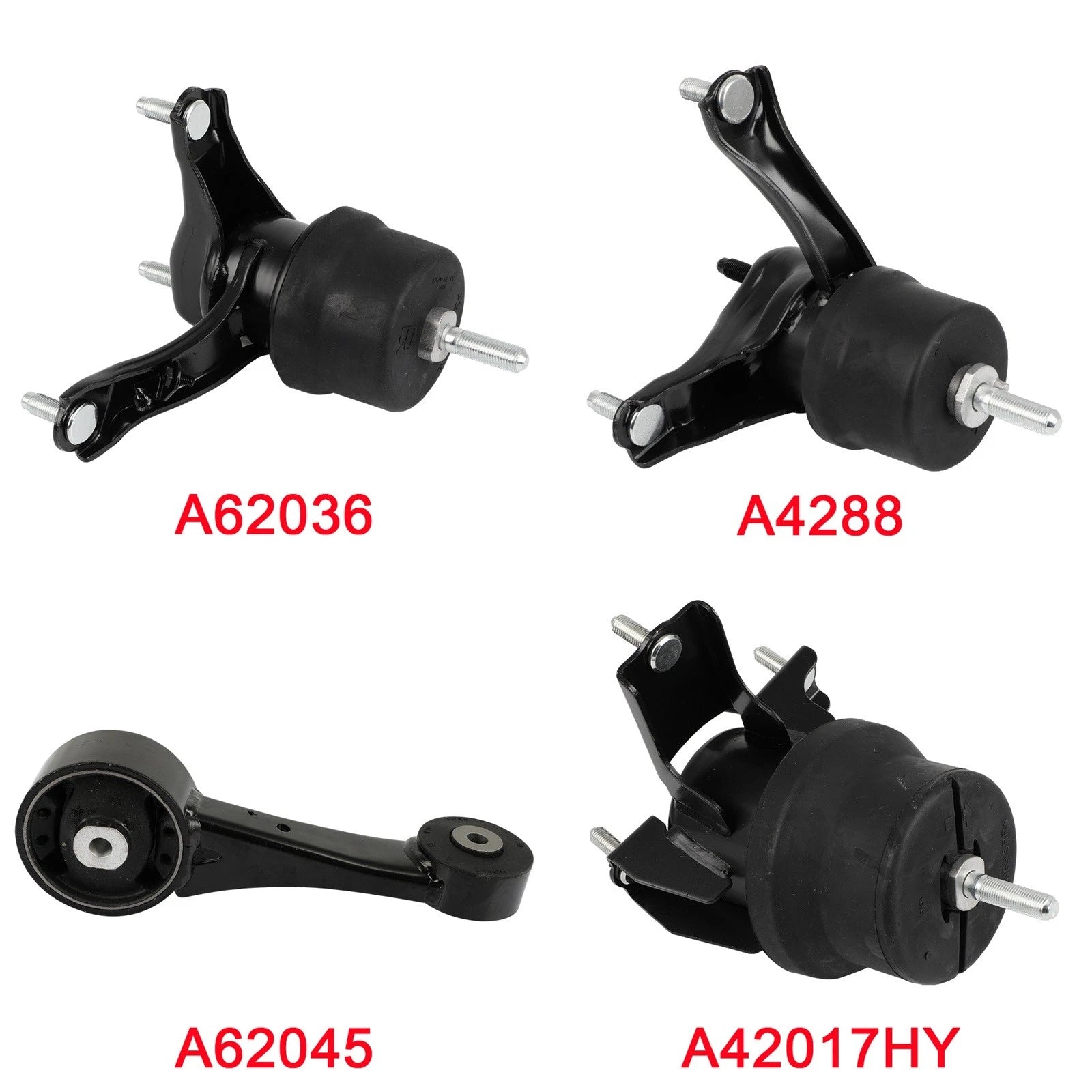 Set of 4 Engine Motor Mounts for Toyota Sienna (2011–2014) 3.5L V6